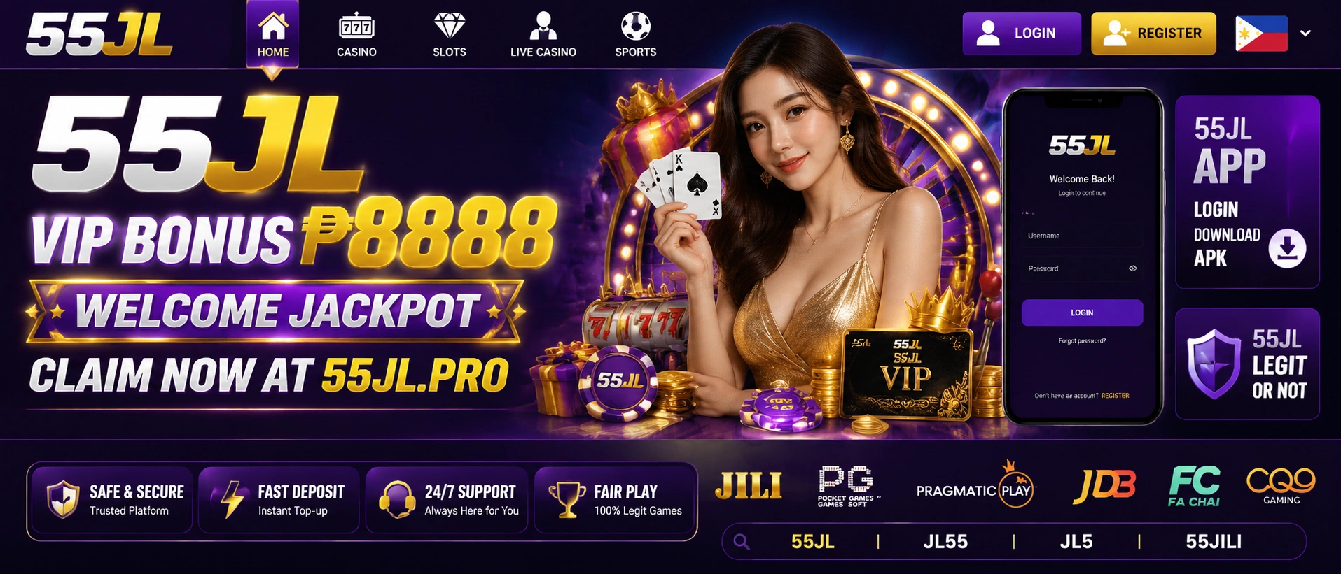 Slots showcase