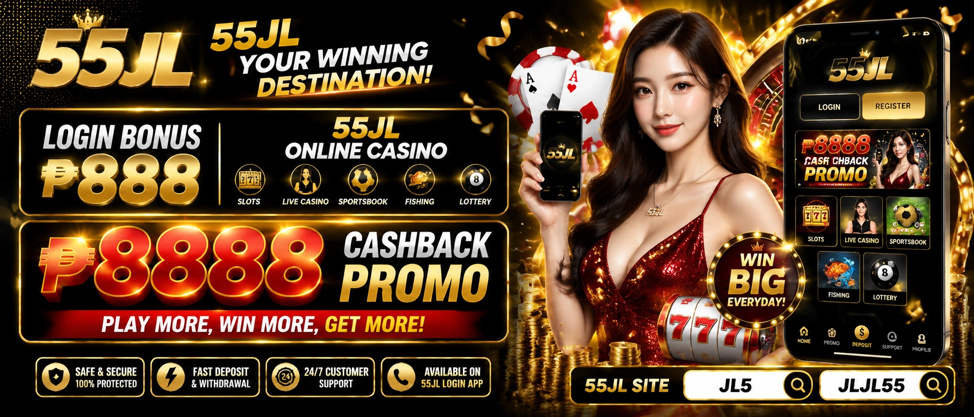55jl bonus offer view